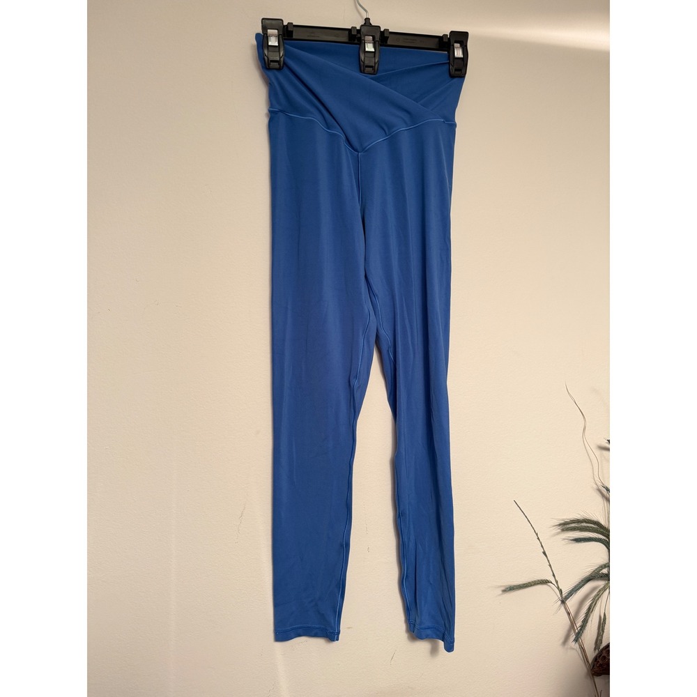 OFFLINE by Aerie‎ Real Me 7/8 Leggings Blue Crossover High Rise Medium Long